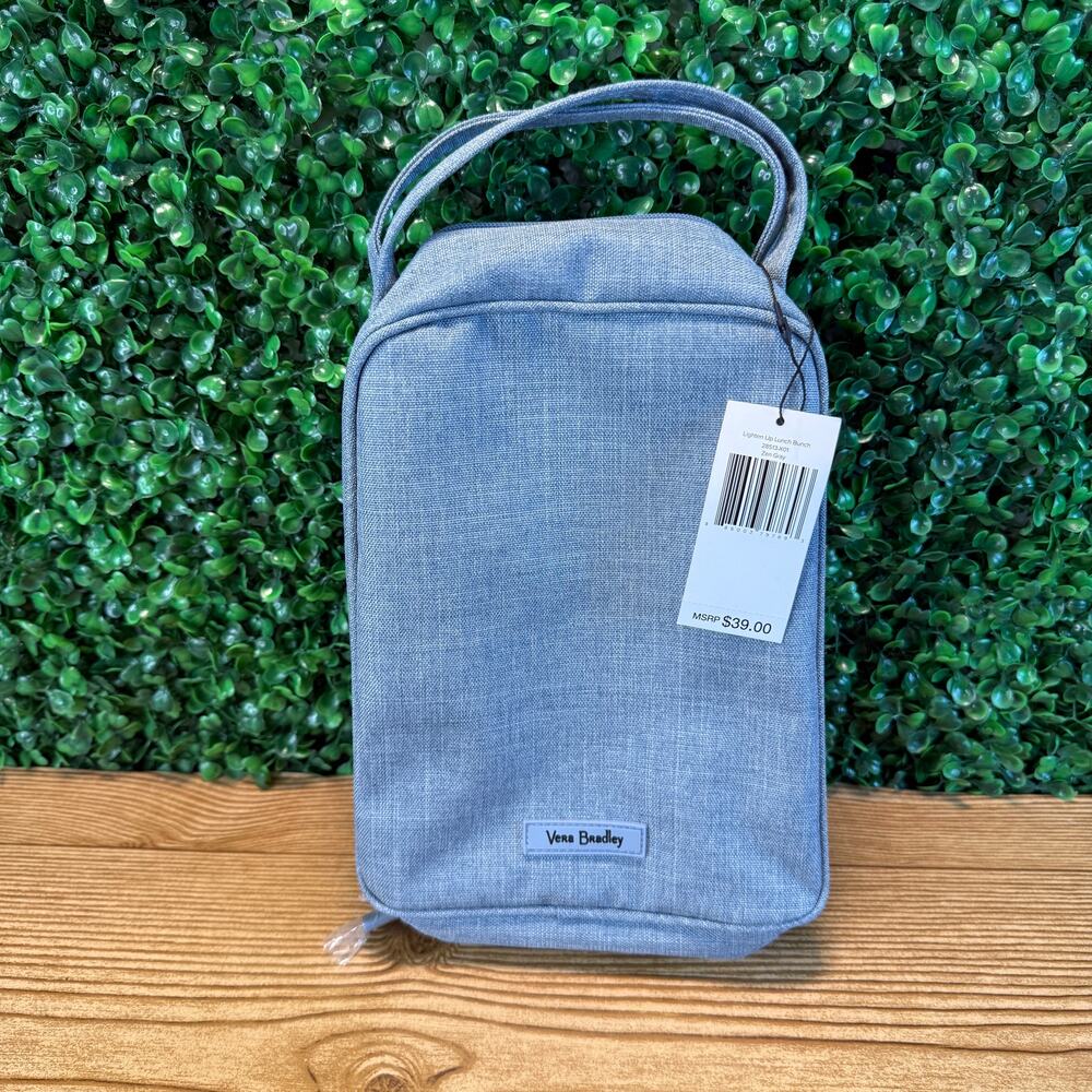 NWT Vera Bradley Lighten Up Lunch Storage Zen Gray